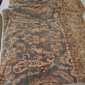 Two (2) Pottery Barn Palna Square 22 x 22 inch pillow cover